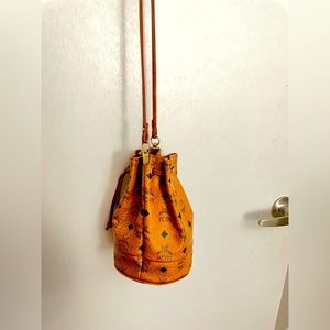 MCM mini bucket bag